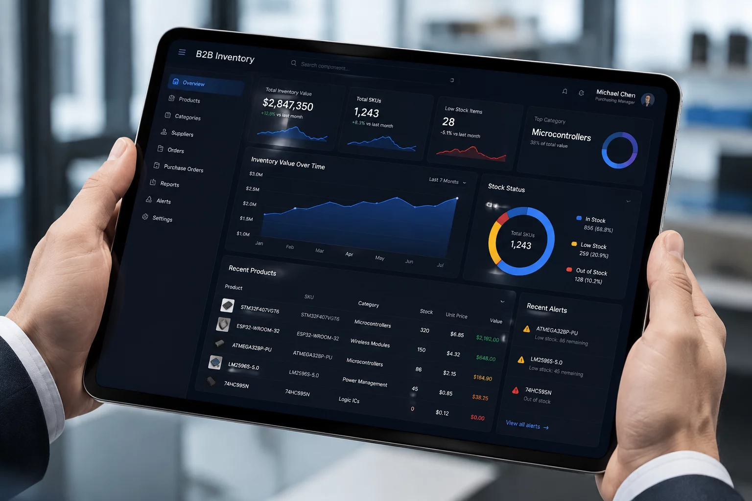 B2B Electronics Portal